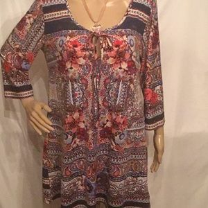 G. Collection Women’s SZ M Multi Knees Dress